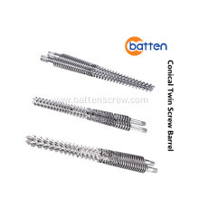 Plastic Machine Conical Double Bimetallic Screw